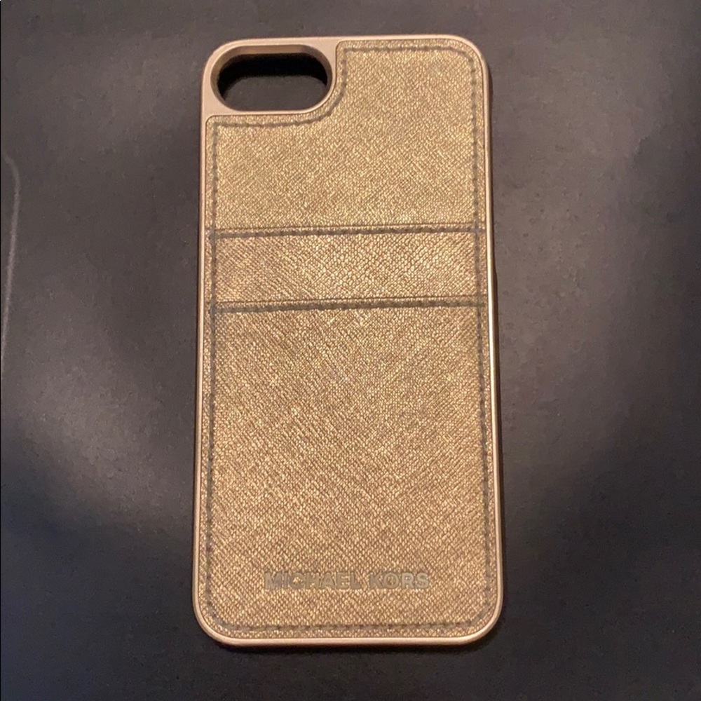 Michael Kors Leather Card Holder iPhone 6S Case